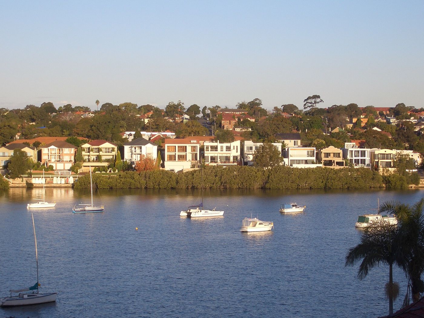 Iron Cove at first light on the route