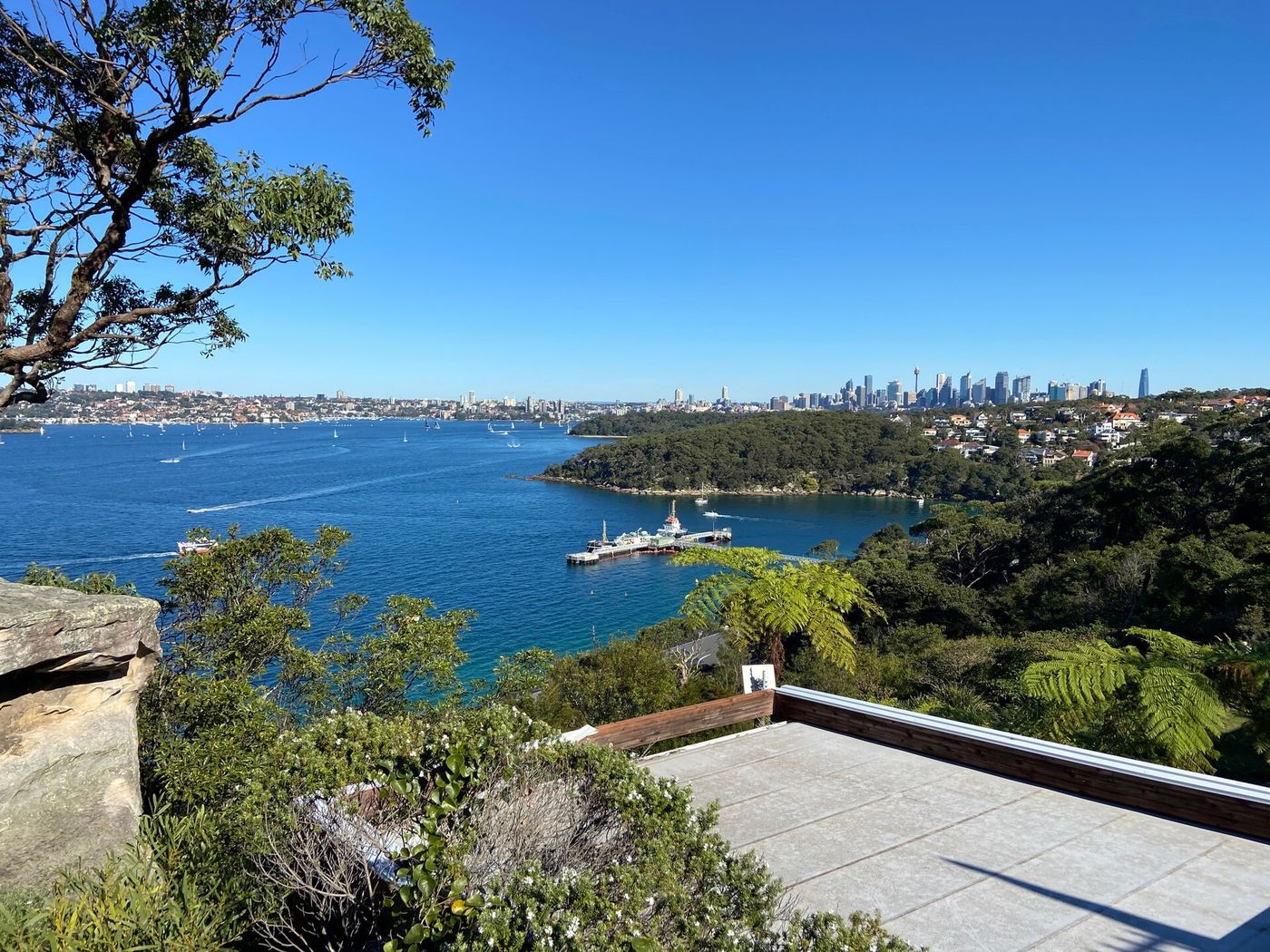 Middle Head gun emplacements on the route