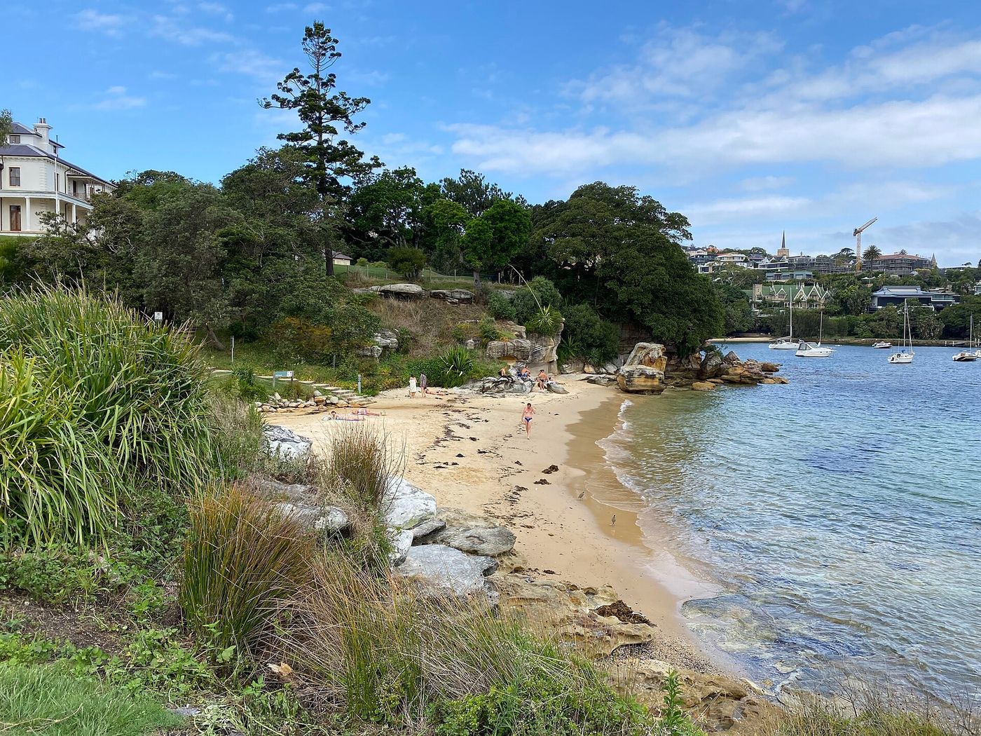 Milk Beach on the route