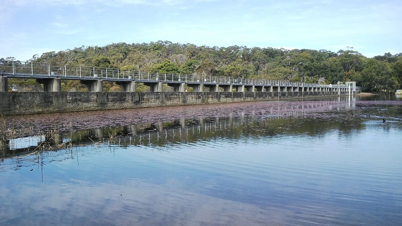 Reservoir edge on the route
